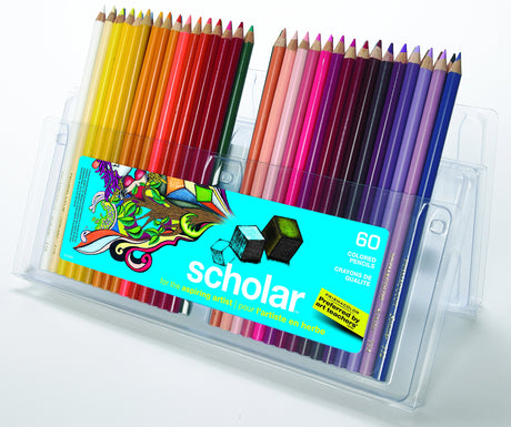 Prismacolor Scholar Colored Pencils, 60 Pack (Color assortment may vary) Prismacolor