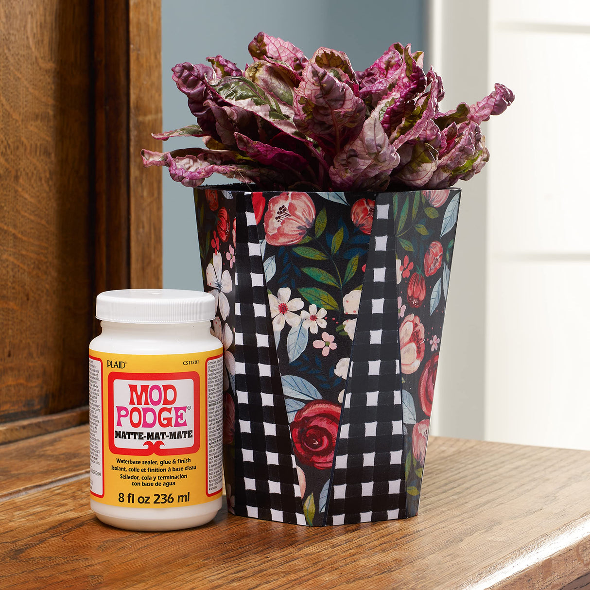 Mod Podge CS11304 Waterbase Sealer, Glue and Finish, 128 oz, Matte Mod Podge