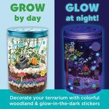 Creativity for Kids Grow 'N Glow Terrarium Kit for Kids - Educational Science Kits Ages 6-8+, Kids Gifts for Boys and Girls, Craft and STEM Projects Creativity for Kids
