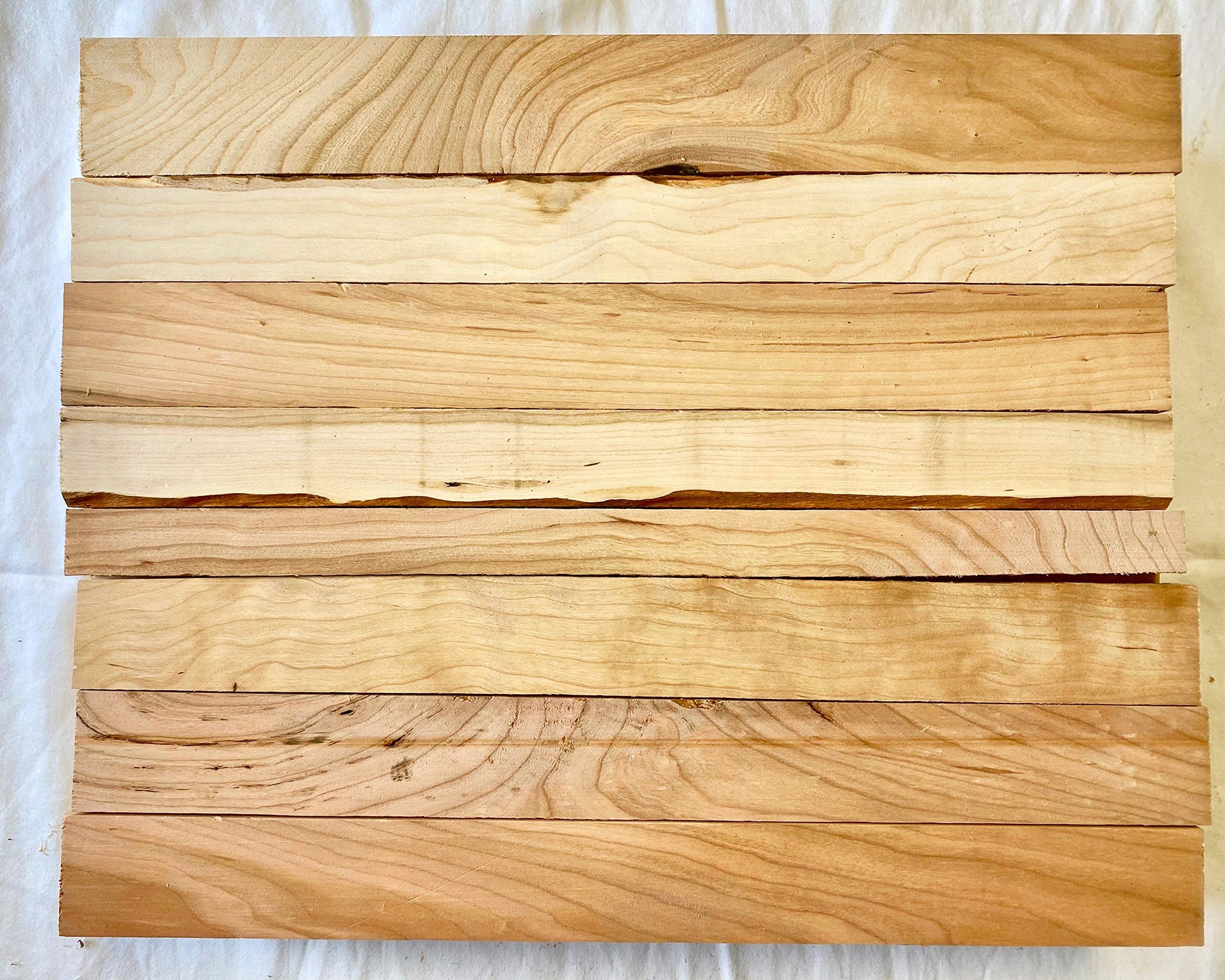 16 Inch Long Cherry Wood Boards. Rustic Wood for Crafts - WoodArtSupply