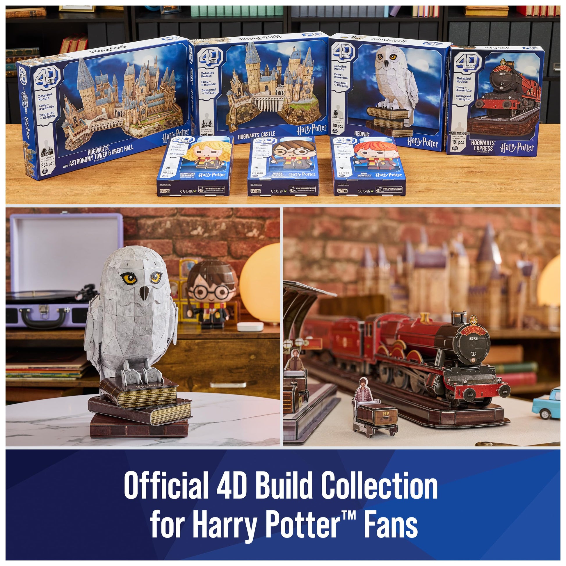 4D Build, Harry Potter Hogwarts Castle 3D Puzzle Model Kit