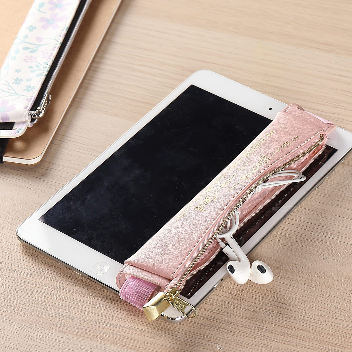 Mr. Pen - Adjustable Leather Pen Holder, 2 Pcs, 8" x 1.5" Mr. Pen