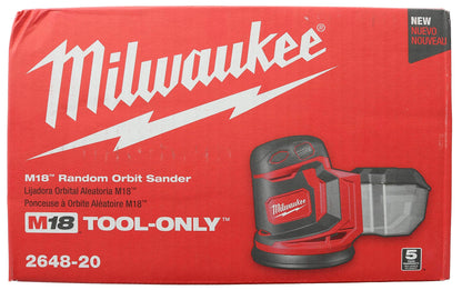 Milwaukee Electric Tools 2648-20 M18 Random Orbit Sander - WoodArtSupply