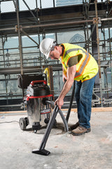 RIDGID 50353 1610RV Stainless Steel 16-Gal. Wet Dry Shop Vacuum with Cart, 6.5 Peak HP Motor, Large Wheels, Pro Hose, Drain, and Blower Port, Red RIDGID