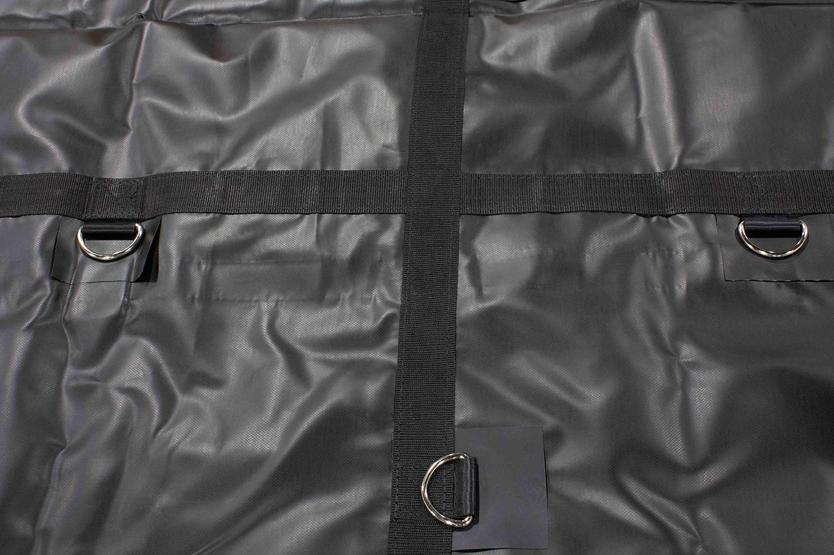 Mytee Products 12'x20' Heavy Duty Smoke Tarp for Flatbed Truck - 18 Ounce Vinyl - Load Covering Tarp Protects Your Cargo from Exhaust Smoke & Dirt - Mytee Products