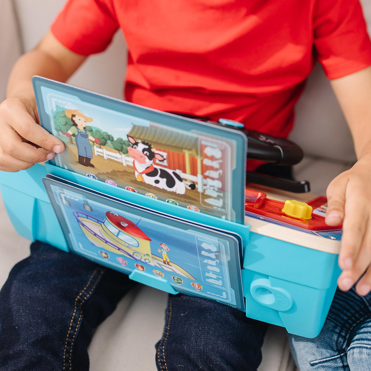 Melissa & Doug PAW Patrol Rescue Mission Wooden Dashboard - Activity Board, Toddler Sensory Toys, Pretend Play Driving Toy For Kids Ages 3+ Melissa & Doug