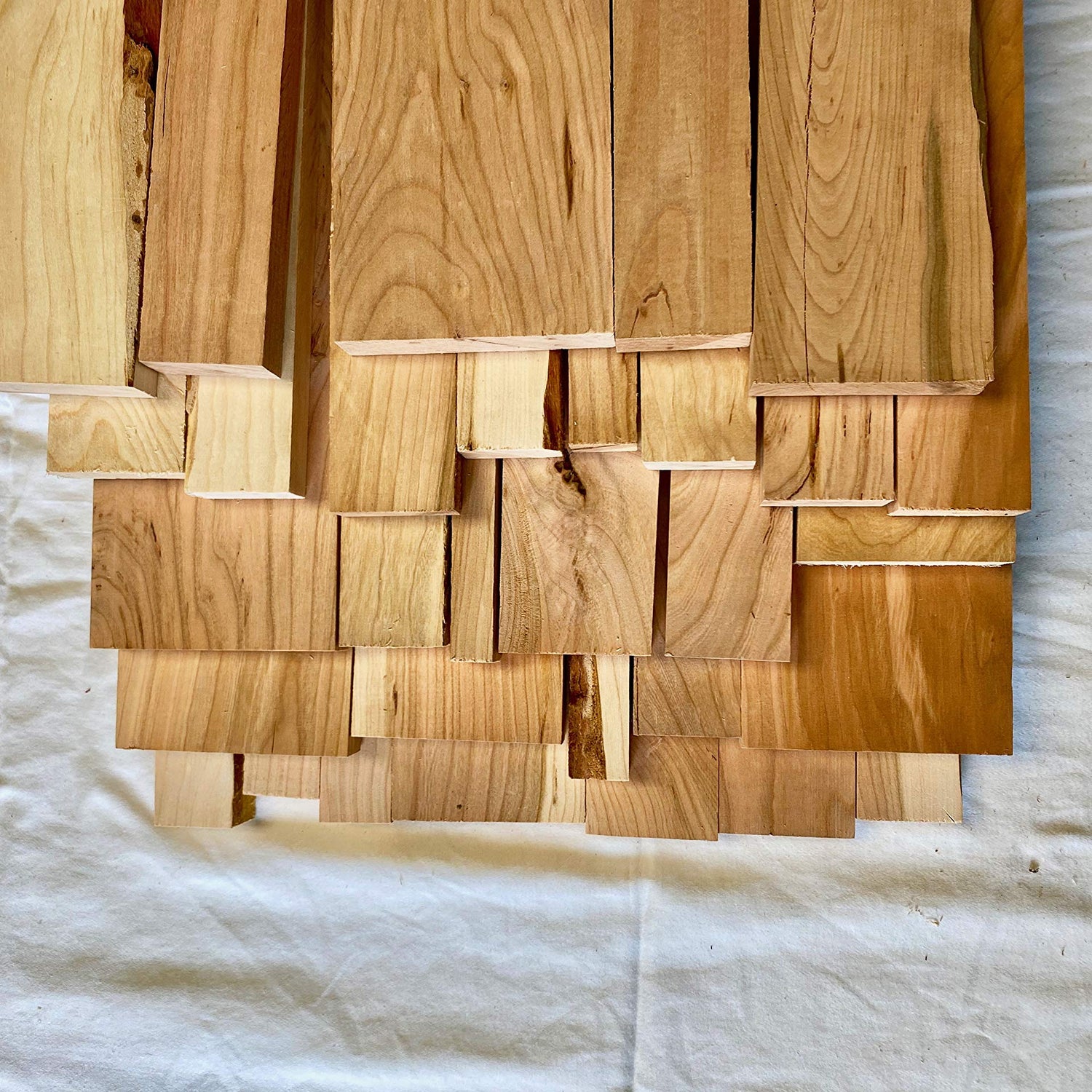 16 Inch Long Cherry Wood Boards. Rustic Wood for Crafts Woodchucks Wood