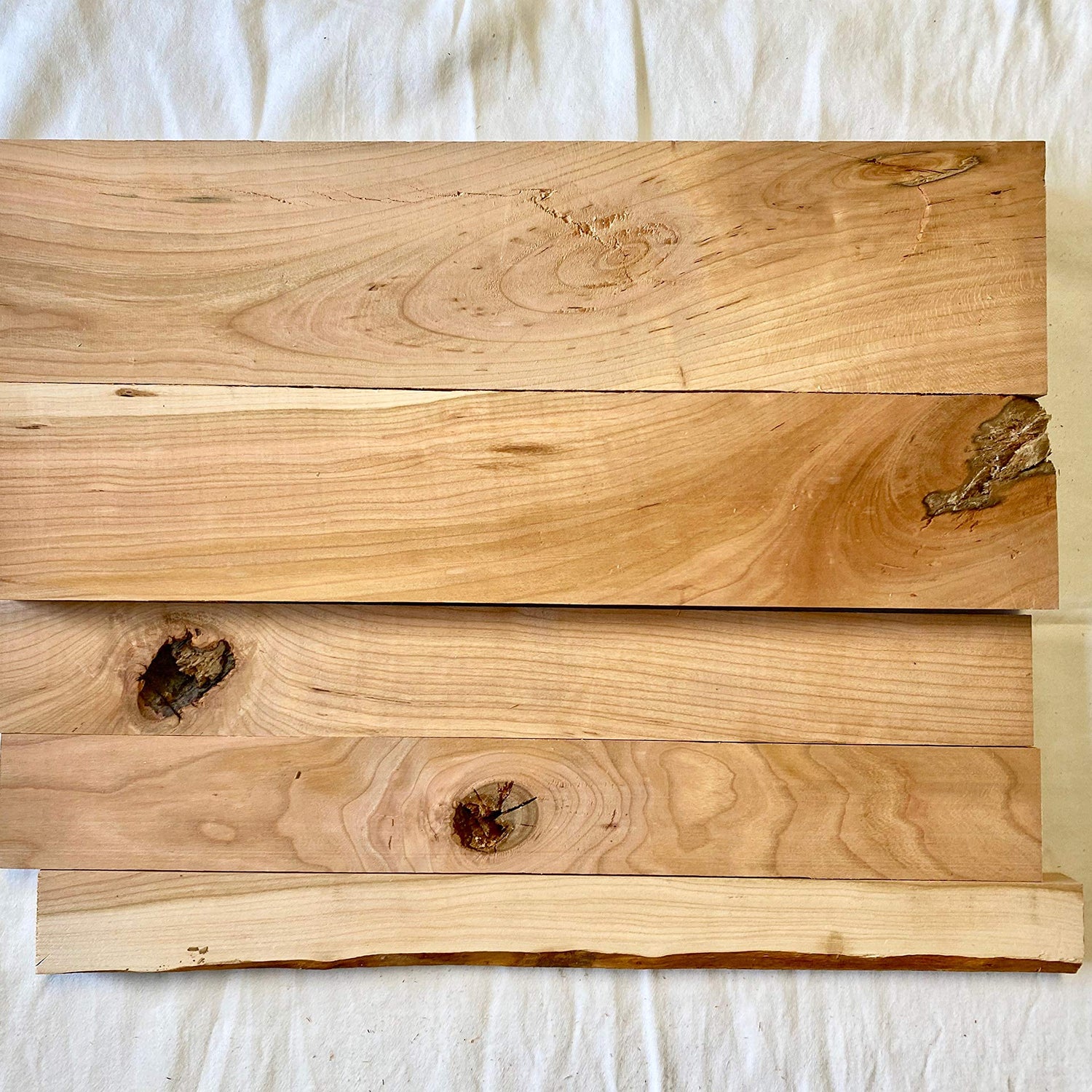 16 Inch Long Cherry Wood Boards. Rustic Wood for Crafts Woodchucks Wood