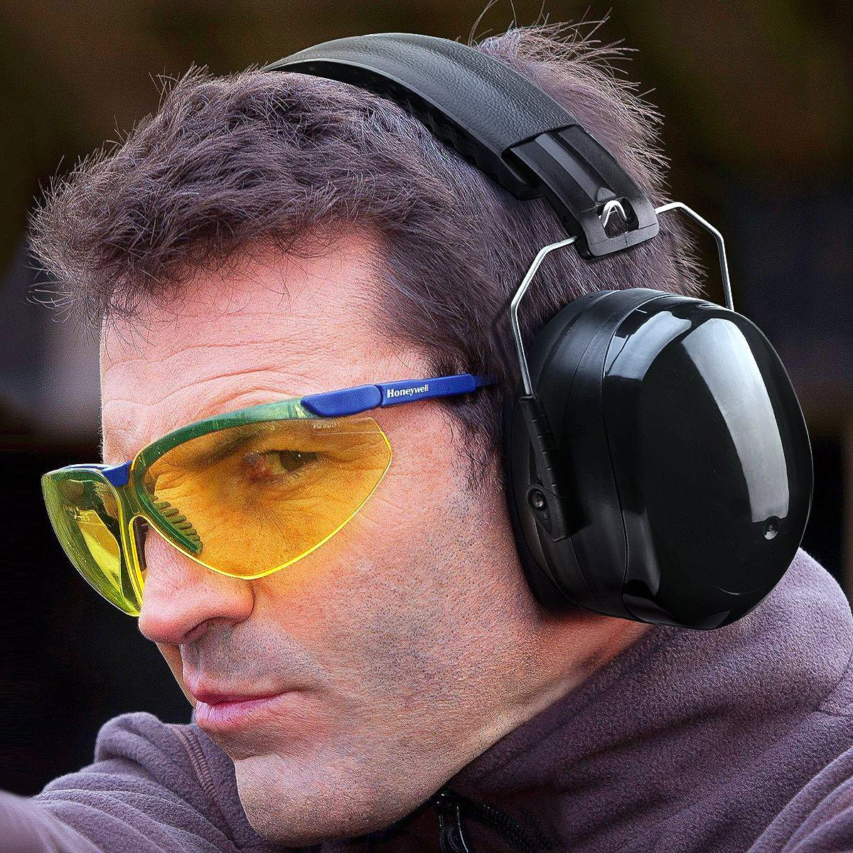 G & F Products NRR 26dB up to 41dB Highest NRR Safety Muffs-Professional Defenders Adjustable Headband Ear Protection, Shooting Hearing Protector G & F Products