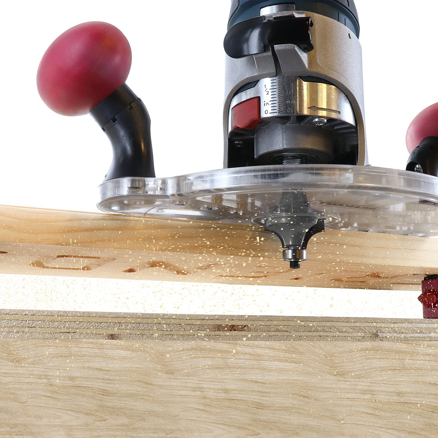 Milescraft 1225 Compact Sub Base - Universal Router Guide Sub Base for Compact Routers - Compatible with Porter Cable Style Routers, As Shown in Milescraft