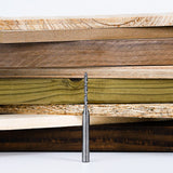 SpeTool Extra Long CNC Spiral Router Bits with Up Cut 1/8 inch Cutting Diameter, 1/4 inch Shank 3 inch Extra Long HRC55 Solid Carbide End Mill for SpeTool