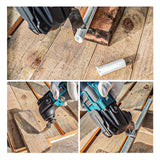 AIFICUT 50pcs Wood Plastics Metal Multitool Blades Titanium oscillating Saw Blades Quick Release Fit Dewalt Tools Bosch Porter Cable Black & Decker AIFICUT