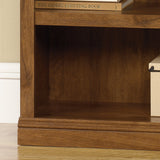Sauder Miscellaneous Storage 5 Split Bookcase/Book Shelf, L: 35.28" x W: 13.23" x H: 69.76", Oiled Oak finish Sauder