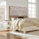 Queen Wood Headboard Rustic | Carved Full Headboard Only | Wooden Headboard Full Size Bed | Wall Mount Headboard Queen | Full Bed Headboard Panels KultureDeco