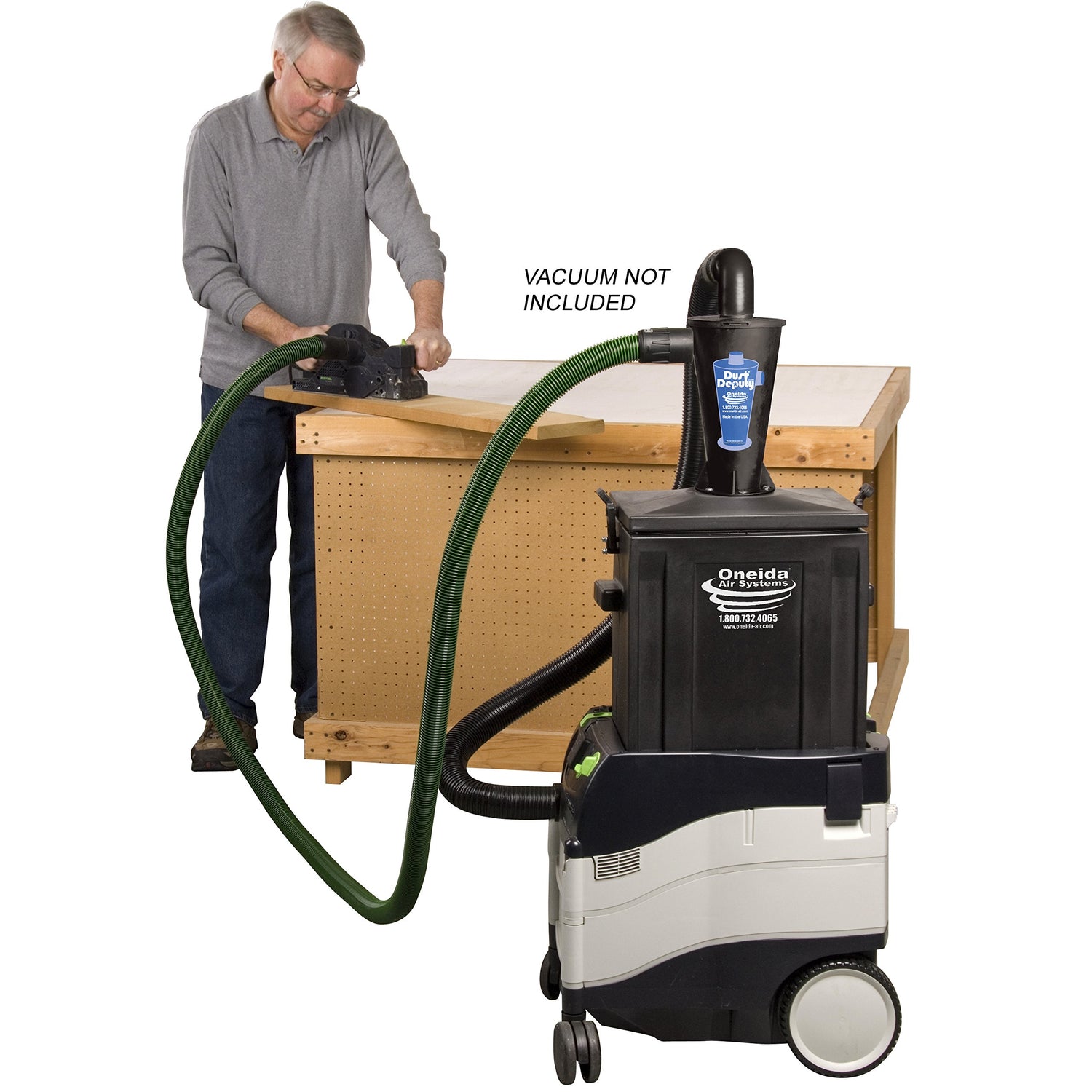 Oneida Air Systems Ultimate Dust Deputy SD Cyclone Separator for Festool CT Vacuums - 9 Gallon Systainer Kit Oneida Air Systems