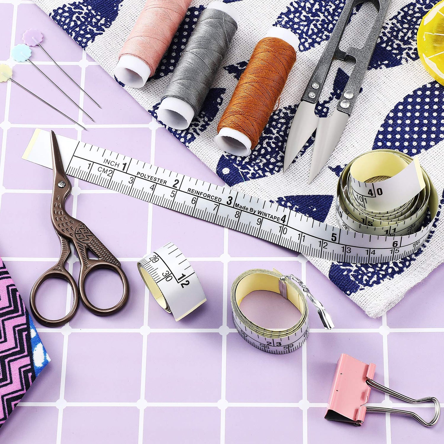 Self-Adhesive Measuring Tape Workbench Ruler Adhesive Backed Double Scale Stick Tape Measure for Work Woodworking, Saw, Drafting Table (24 Inch,5 Zonon