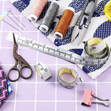 Self-Adhesive Measuring Tape Workbench Ruler Adhesive Backed Double Scale Stick Tape Measure for Work Woodworking, Saw, Drafting Table (24 Inch,5 Zonon