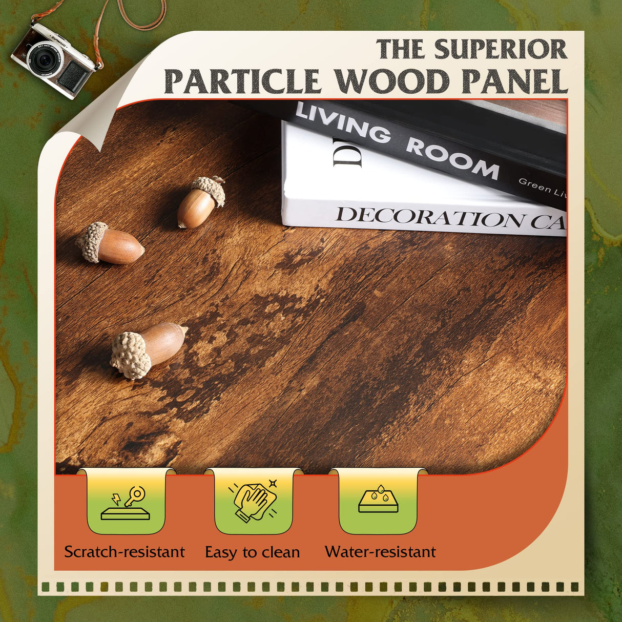 WLIVE Dresser for Bedroom with 4 Drawers, Nightstand, Chest of Drawers, Tall Dresser Drawers with Sturdy Metal Frame for Hallway, Living Room, WLIVE