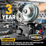 Bench Vise 6” - Table Vice For Workbench, Utility Vise with Heavy Duty Cast Iron, Multi-Jaw, 270 Degree Swivel Base, Larger Anvil, Easy Adjustment GOEHNER's