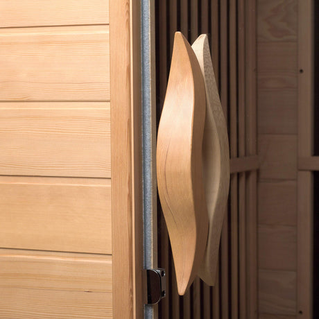 Durasage 2-Person Carbon Infrared Sauna - Canadian Hemlock Wooden Sauna - 1700 Watts - Premium Stereo Sound Durasage