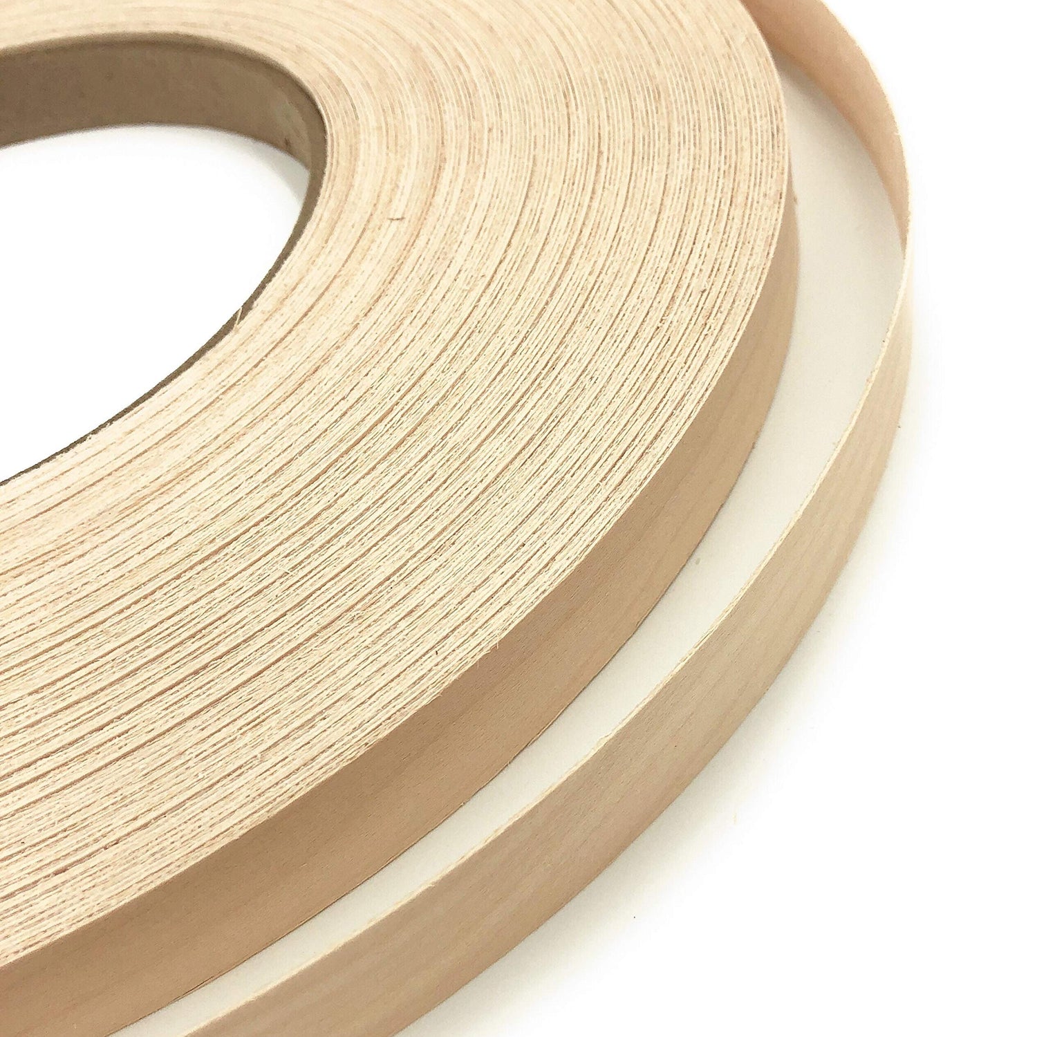 Edge Supply Birch 3/4" X 25' Roll, Wood Veneer Edge Banding Preglued, Iron on with Hot Melt Adhesive, Flexible Wood Tape Sanded to Perfection. Easy Edge Supply