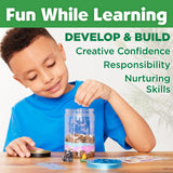 Creativity for Kids Grow 'N Glow Terrarium Kit for Kids - Educational Science Kits Ages 6-8+, Kids Gifts for Boys and Girls, Craft and STEM Projects Creativity for Kids