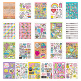 Just My Style 1500+ Stickers, Kawaii Y2K Sticker Book with Positivity Quotes, Sweet Treats, Unicorns, Fun Craft Stickers, for Girls Kids Teens Adults Just My Style