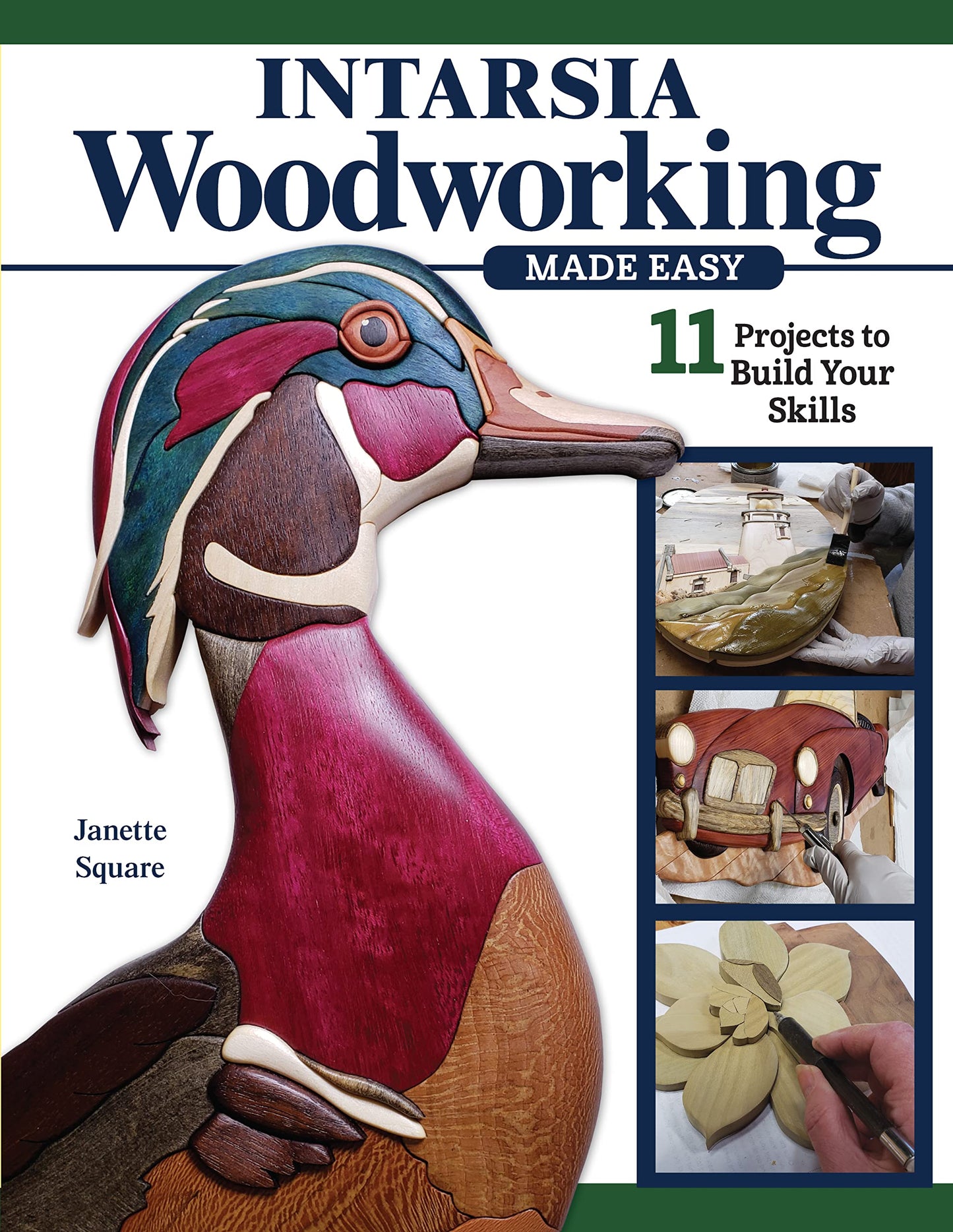 Intarsia Woodworking Made Easy: 11 Projects to Build Your Skills (Fox Chapel Publishing) For the Scroll Saw - Step-by-Step Projects and Patterns for - WoodArtSupply