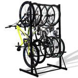 StoreYourBoard Freestanding Bike Storage Rack, Indoor Garage Floor Stand, Bicycle Organizer (5 Bike) StoreYourBoard