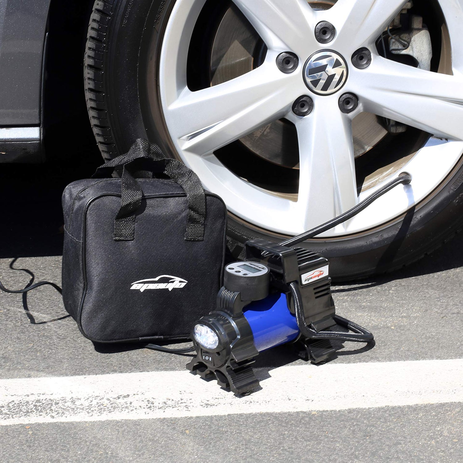 EPAuto 12V DC Portable Air Compressor Pump, Digital Tire Inflator EPAuto