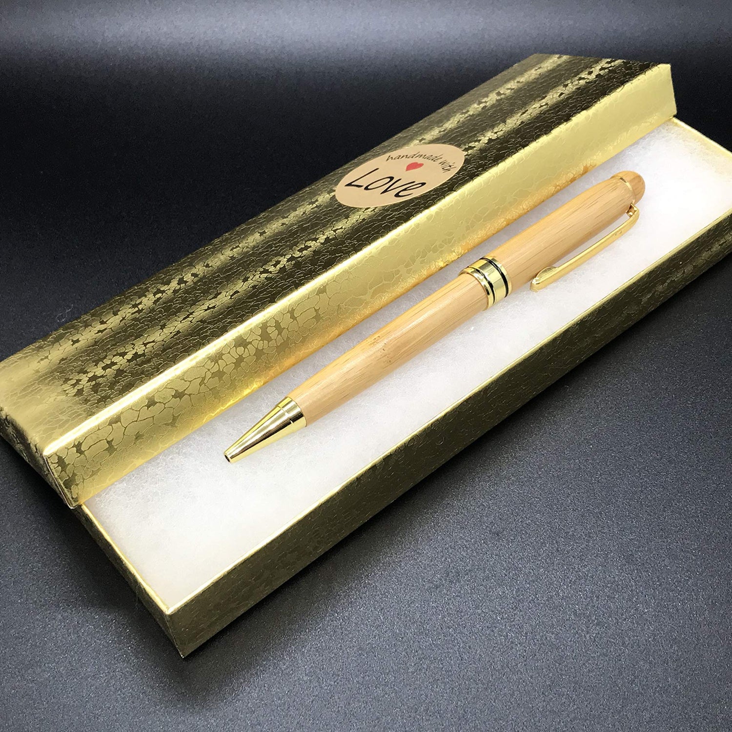 Custom Wood Pen, Personalized Maple, Bamboo, Rosewood, Wood Ball Point Pen - Engraved Generic
