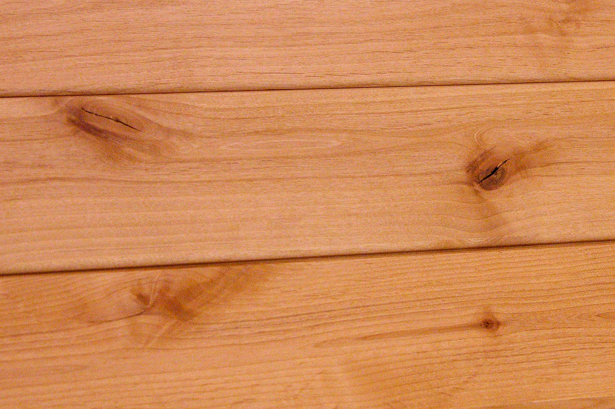 LUBANN Rustic Hardwood Barn Door Unfinished Knotty Alder Solid Wood Barn Door Slab (bi-Parting 19X2) LUBANN