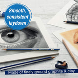 Faber-Castell Graphite Sketch Pencil Set - 6 Graphite Pencils (2H, HB, B, 2B, 4B, 6B), Drawing Pencils and Sketching Supplies Faber-Castell