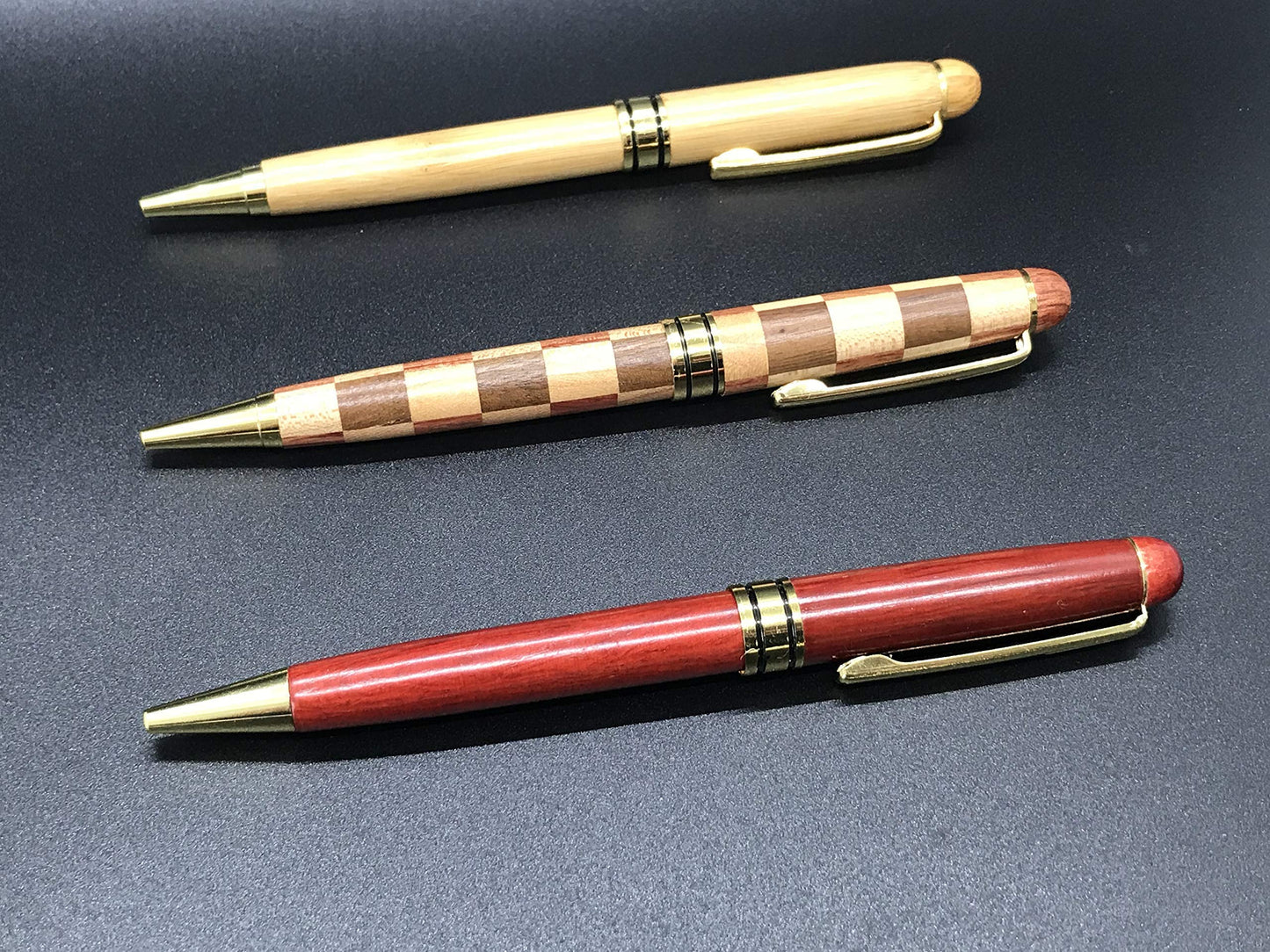 Custom Wood Pen, Personalized Maple, Bamboo, Rosewood, Wood Ball Point Pen - Engraved - WoodArtSupply