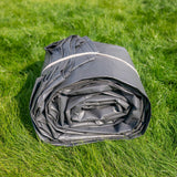 Sunnyglade 10x20 Feet Carport Replacement Top Canopy Cover with Fabric Pole Skirts and Accessories for Car Garage Shelter Tent, Dark Grey(Only Top Sunnyglade