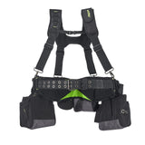 AWP TrapJaw Pro Framing Tool Rig with Spring-Loaded Technology, Premium Tool Belt, Fits Waists Up to 50 Inches,Black AWP