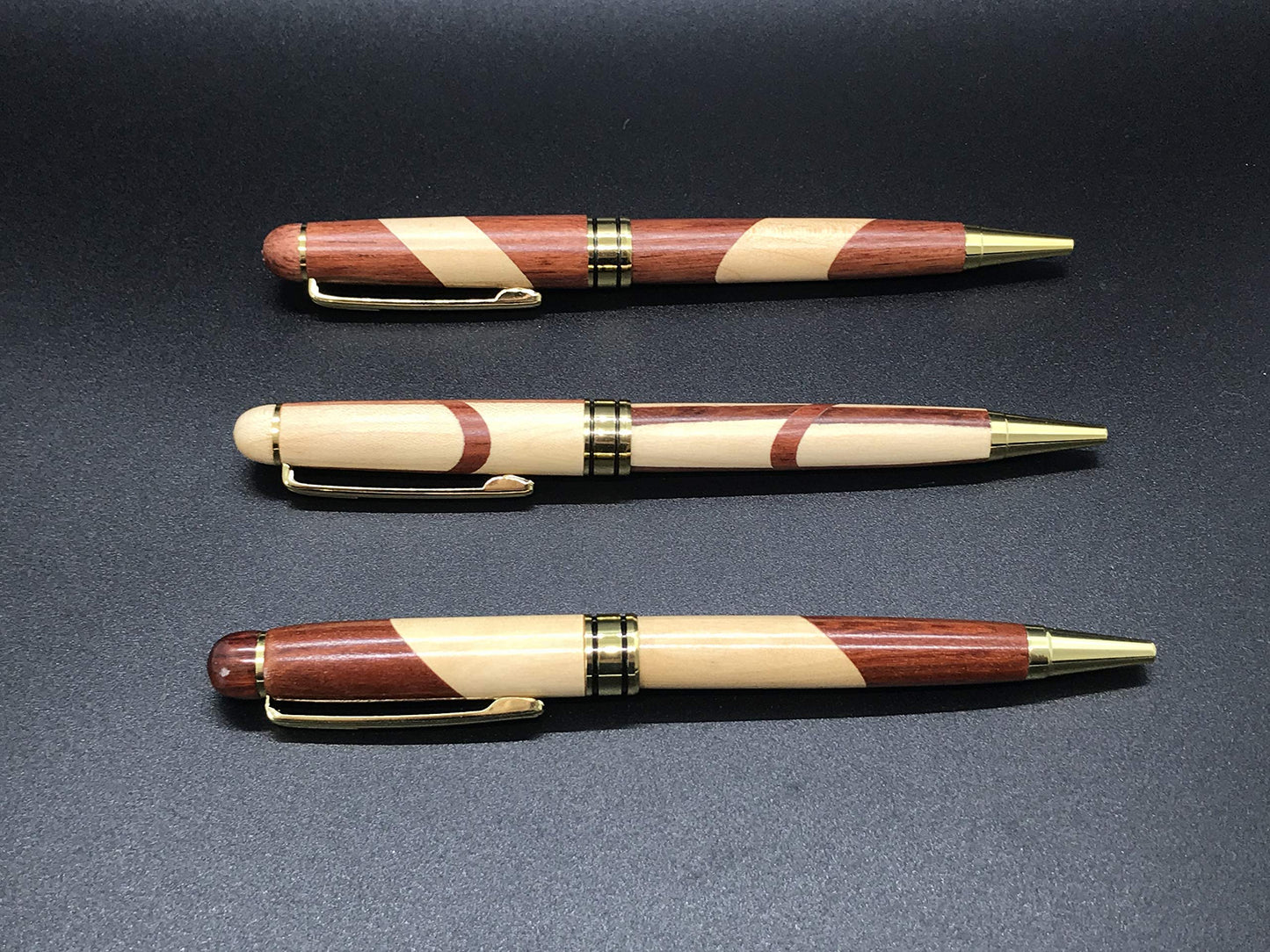 Custom Wood Pen, Personalized Maple, Bamboo, Rosewood, Wood Ball Point Pen - Engraved - WoodArtSupply