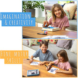 ROMI'S WAY DIY Frame Night Light – Crafts for Girls Ages 6-8-12 – Drawing Arts and Crafts for Kids – DIY Craft Kits for Girls & Boys – Art Supplies ROMI'S WAY