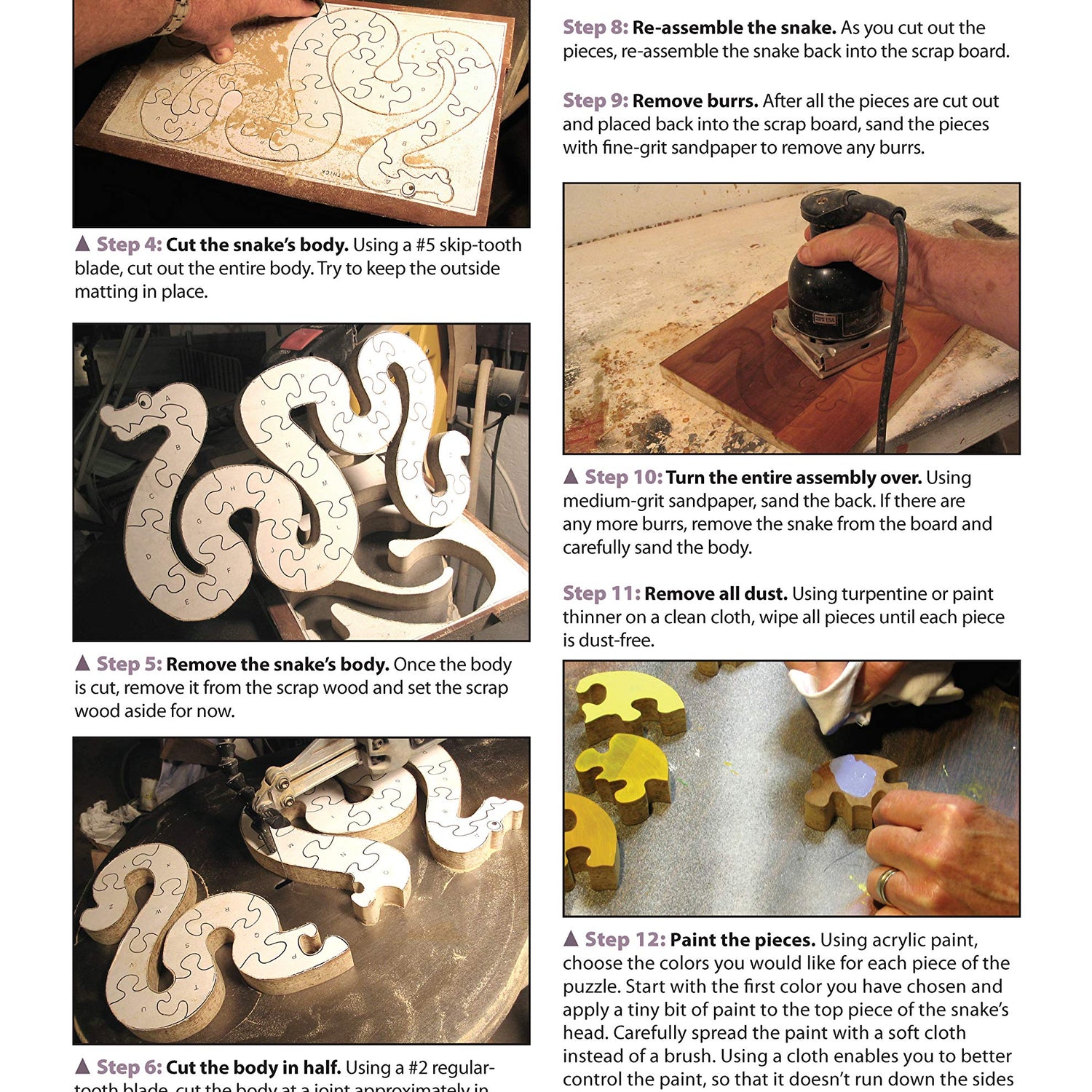 Wooden Puzzles: 31 Favorite Projects and Patterns (Fox Chapel Publishing) Includes Interlocking, Freestanding, Travel-Size, Nested Animals, 3D, Fox Chapel Publishing