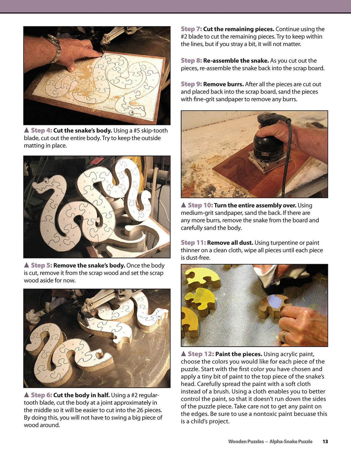 Wooden Puzzles: 31 Favorite Projects and Patterns (Fox Chapel Publishing) Includes Interlocking, Freestanding, Travel-Size, Nested Animals, 3D, Fox Chapel Publishing