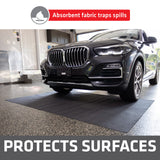 Drymate Premium Maintenance Mat Oil Spill Garage Floor Mat (58" x 72"), Absorbent, Waterproof, Contains Liquids, Protects Garage Surface or Driveway, Drymate