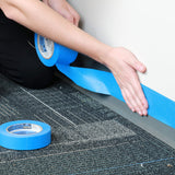 3M 2090 ScotchBlue Painters Tape - 0.25 in. (W) x 180 ft. (L) Masking Tape Roll for Medium Adhesion. Painting Wall Preparation TapeCase