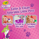 Crayola Scribble Scrubbie Pets Tub Set, Washable Pet Care Toy, Toys for Girls & Boys, Holiday Gifts for Kids, Ages 3, 4, 5, 6 Crayola