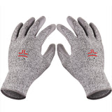 SAFEAT Safety Grip Work Gloves for Men and Women – Protective, Flexible, Cut Resistant, Comfortable PU Coated Palm. Complimentary Ebook Included. SAFEAT