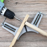 PONY 2-Piece 90 Degree Corner Clamp Set, Featured with 3’’ Maximum Opening, 200 lbs Clamping Force & 1/2’’ Clamping Height, Aluminum Alloy Body, PONY