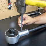 NEIKO 02626A Punch and Chisel Set | 16 Piece | Cold Chisels, Taper, Pin & Center Punches | Chrome Vanadium Steel | Roll Up Pouch | Chisel Tip Gauge | Neiko