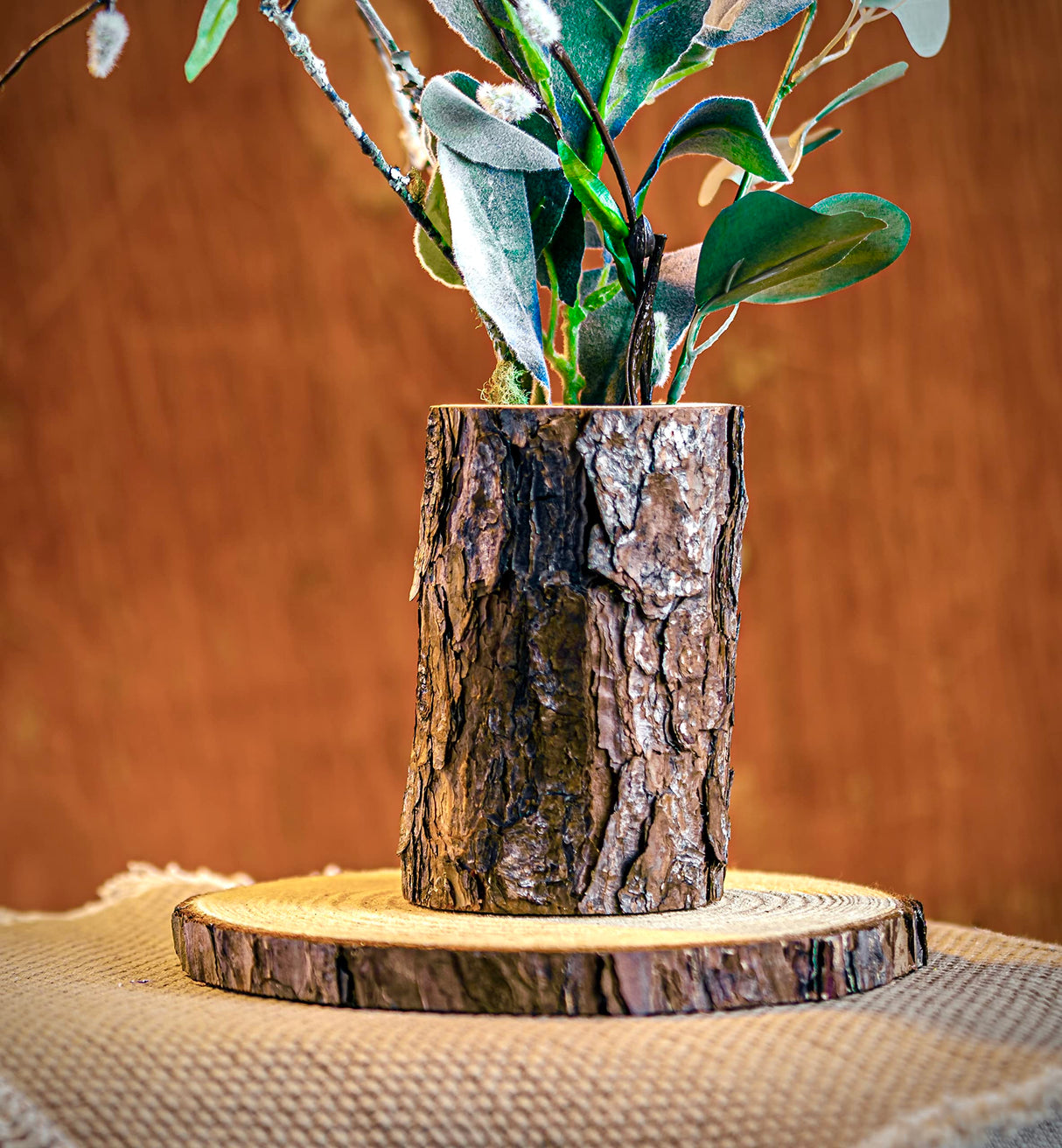 Set of (10) 8-9 inch Wood Slices for centerpieces! Wood Slice centerpieces, Wood Rounds, Tree Slices (8 inch) Rustic Wood Slices Inc.