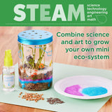 Creativity for Kids Grow 'N Glow Terrarium Kit for Kids - Educational Science Kits Ages 6-8+, Kids Gifts for Boys and Girls, Craft and STEM Projects Creativity for Kids