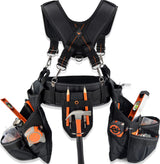 Tool belt with suspenders, Tool belt suspenders, Carpenter tool belt, Framers tool belt, Scaffold tool belt, Construction tool belt, Tool belt pouch, WELKINLAND