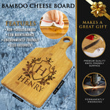 Custom Engraved and Personalized Cheese Bamboo Cutting Board My Personal Memories